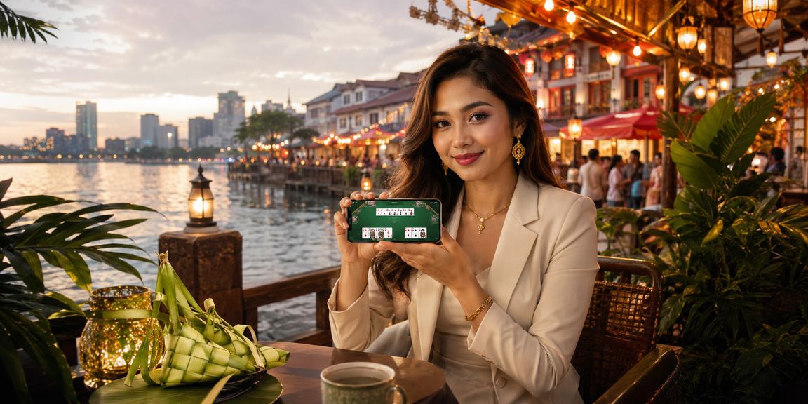 Suasana perayaan Hari Raya di Melaka dengan aktiviti permainan dalam talian bersama keluarga